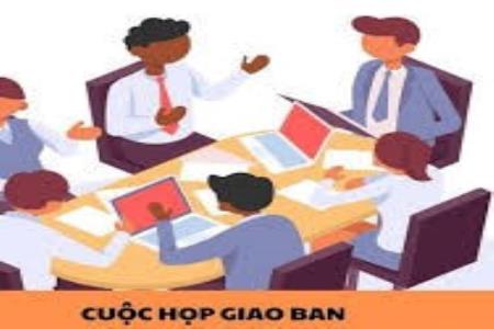 Họp giao ban công tác chuyên môn tháng 05/2026