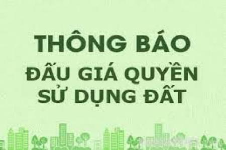Quyết định ban hành Quy chế cuộc đấu giá quyền sử dụng đất và Thông báo công khai việc đấu giá tài sản Quyết định ban hành Quy chế cuộc đấu giá quyền sử dụng đất và Thông báo công khai việc đấu giá tài sản